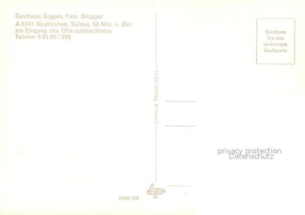 Neukirchen Grossvenediger Gasthaus Siggen – Bild 2