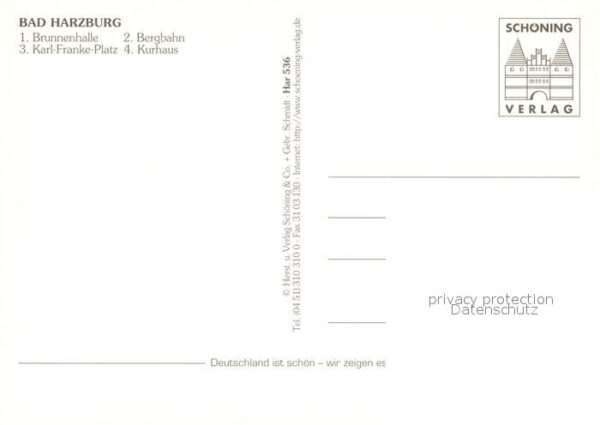 Bad Harzburg Karl-Franke-Platz Bergbahn Kurhaus – Bild 2