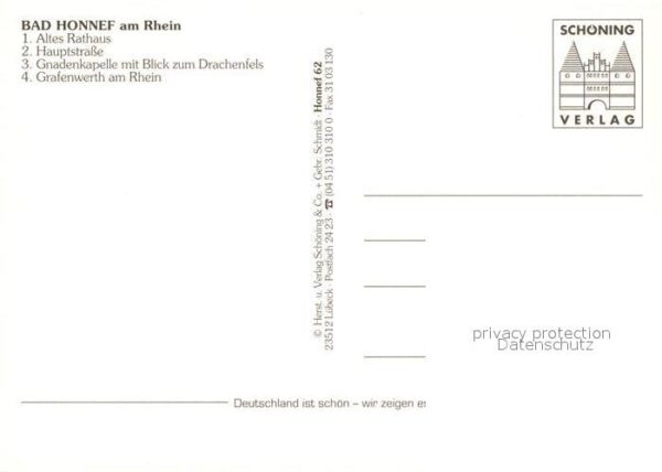 Bad Honnef Altes Rathaus Hauptstrasse Gnadenkapell – Bild 2