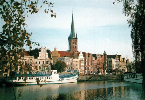 Luebeck Untertrave Ausstellungsschiff St. Petri