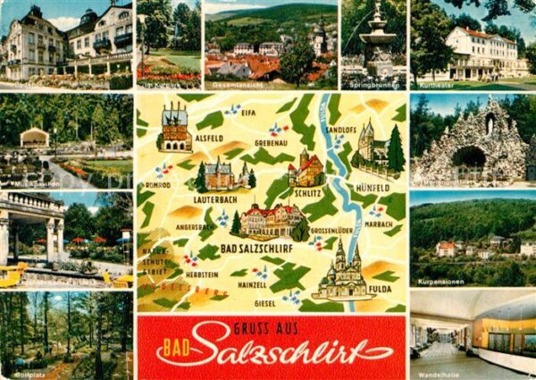 Bad Salzschlirf Badehof Golfplatz Kurpensionen Mariengr