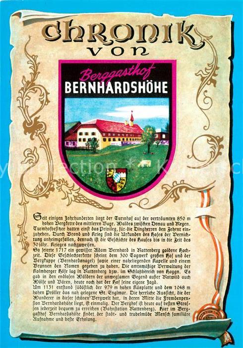 St Englmar Berggasthof Bernhardshöhe Chronik