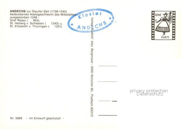 Andechs Kloster Andechs Ammersee Chronik – Bild 2