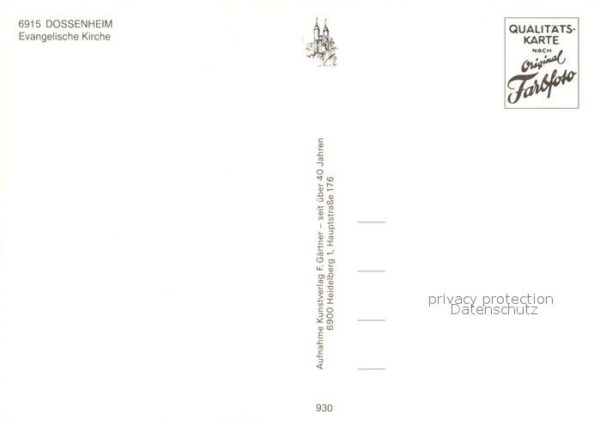 Dossenheim Evangelische Kirche – Bild 2