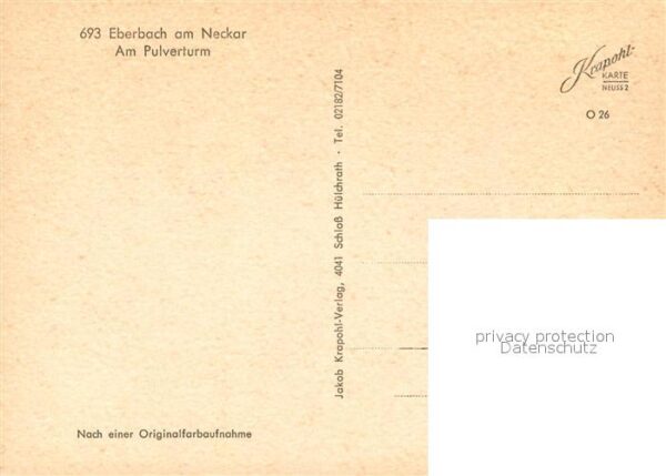 Eberbach Neckar Pulverturm – Bild 2