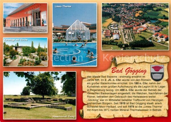 Bad Goegging Limes-Therme Kurhaus Kuranlage Römerkas