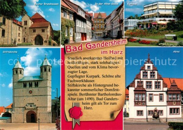 Bad Gandersheim Alte Gasse Kurhaus Abtei Stiftskirche K