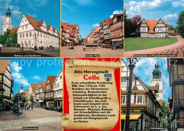 Celle Niedersachsen Rathaus Grosser Plan Kalandgasse Zöllne