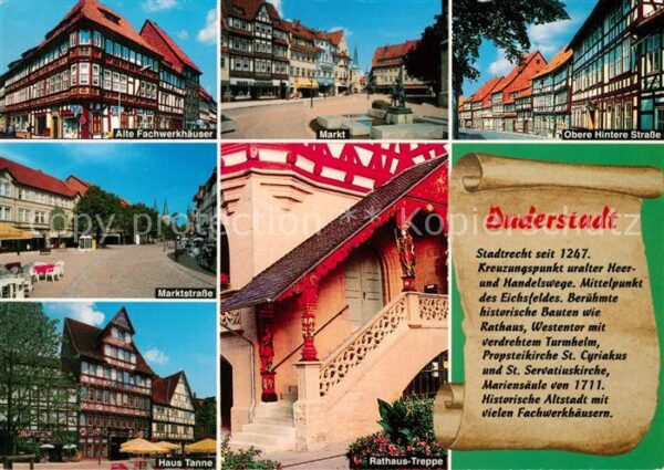 Duderstadt Marktstrasse Haus Tanne Obere Hintere S