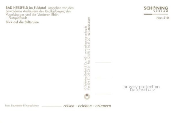Bad Hersfeld Stiftsruine Fliegeraufnahme – Bild 2