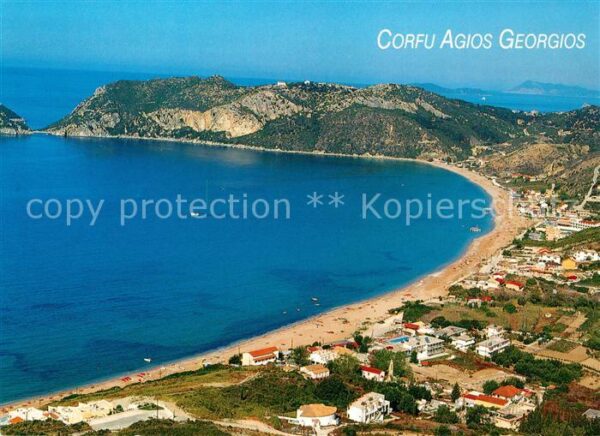 Agios Georgios Argirades Fliegeraufnahme