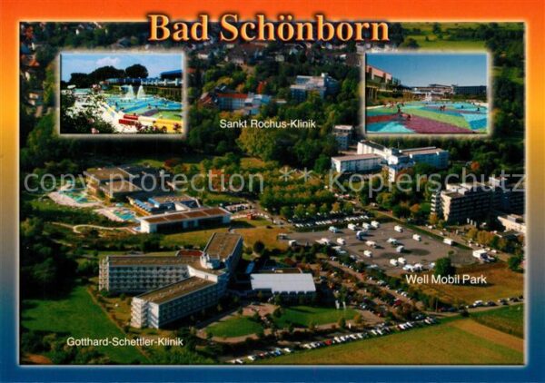 Bad Schoenborn Fliegeraufnahme Sankt Rochus Klinik Wel