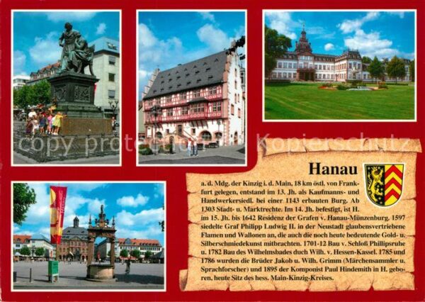 Hanau Main Denkmal Schloss Phillipsruhe