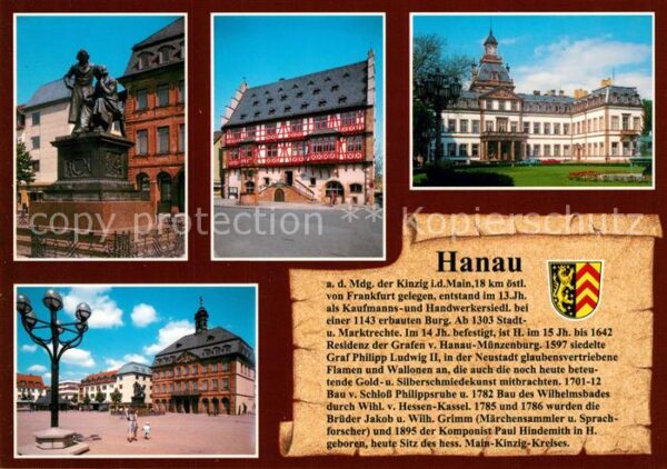 Hanau Main Denkmal Schloss