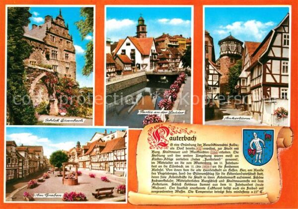 Lauterbach Hessen Ankerturm Schloss Einsenbach Am Graben