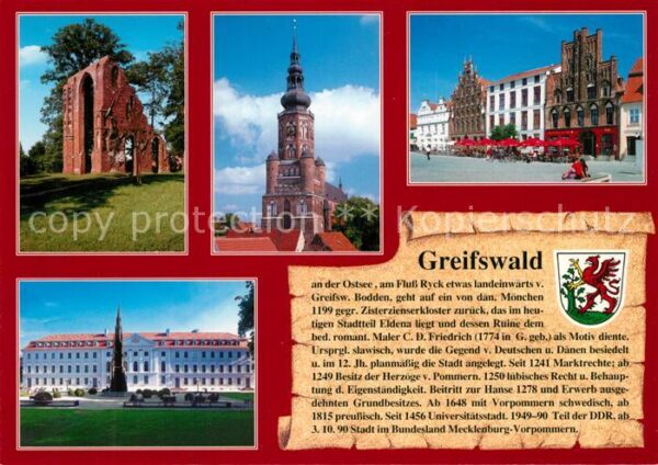 Greifswald Klosterruine Eldena St.-Nikolai-Dom Mar