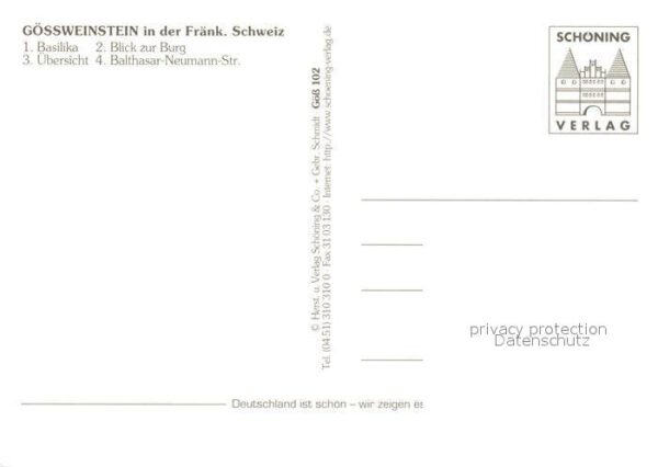Goessweinstein Basilika Burg Balthasar-Neumann-Str. – Bild 2
