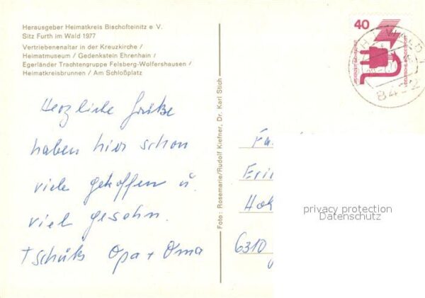 Furth Wald Vertriebenenaltar Kreuzkirche Heimatmus – Bild 2