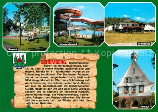 Schoemberg Schwarzwald Rathaus Tennishalle Höhenwellenbad