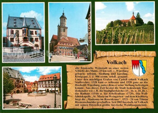 Volkach Kirche Marktplatz
