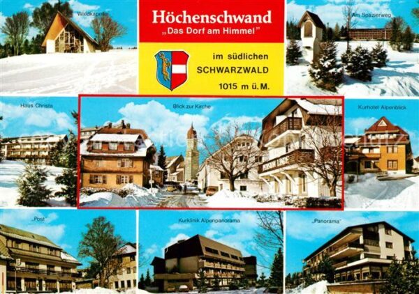 Hoechenschwand Kirche Post Haus Christa