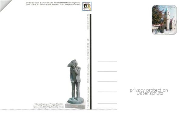 Reichenbach Vogtland Postplatz Markt Rathaus – Bild 2