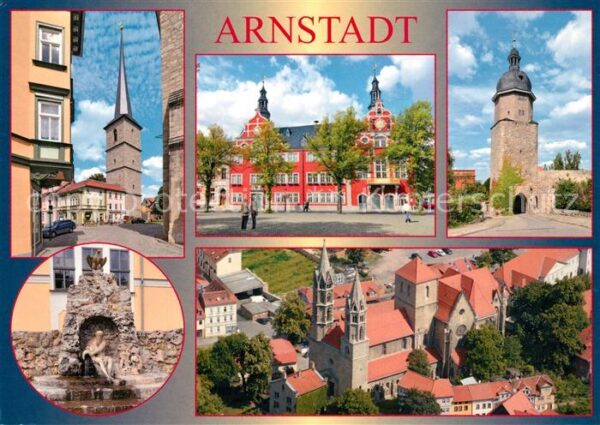 Arnstadt Ilm Jacobsturm Rathaus Neptungrotte