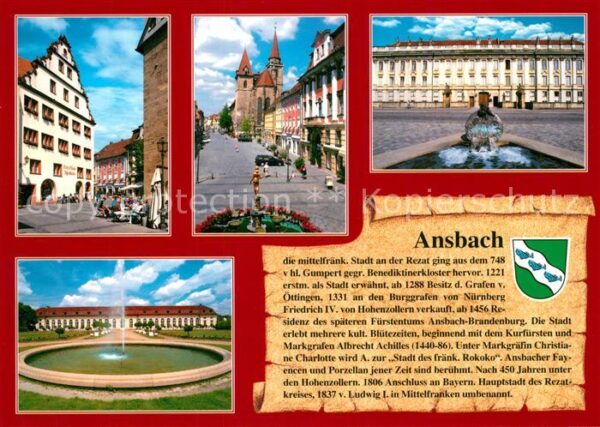 Ansbach Mittelfranken Schloss