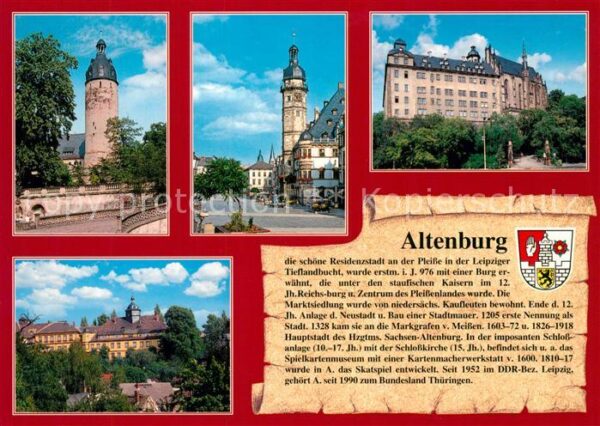 Altenburg Thueringen Hausmannsturm Rathaus Markt
