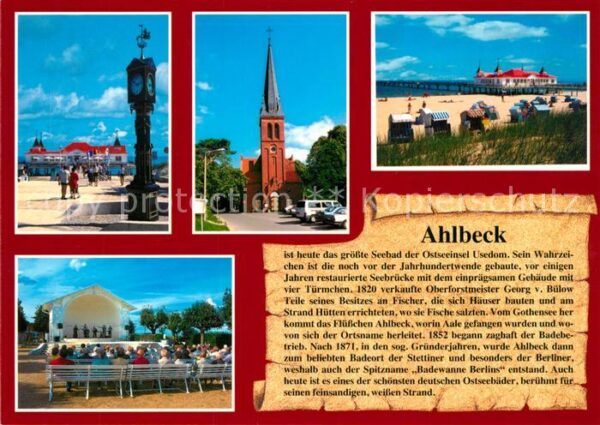 Ahlbeck Ostseebad Kirche Strand Konzertbühne