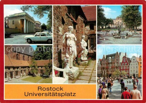 Rostock Universitätsplatz Neue Wache Klosterinn