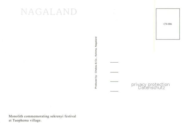 Indien Nagaland Touphema village – Bild 2