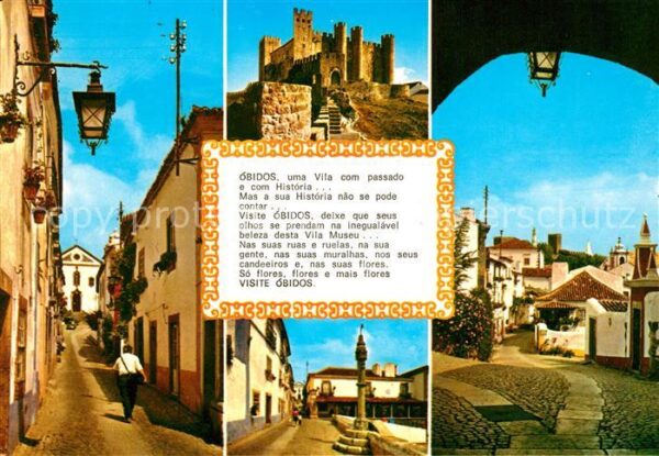 Obidos Stadtansichten