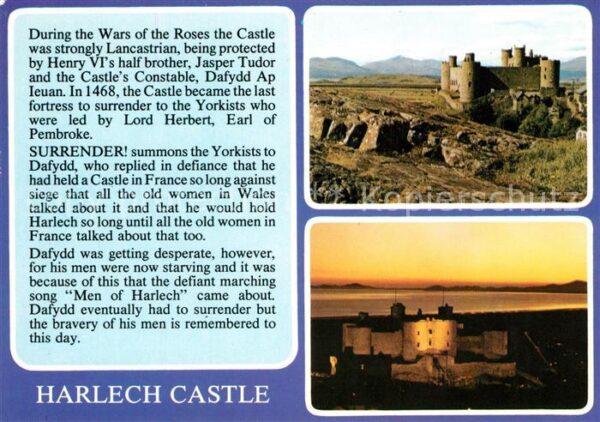 Gwynedd Wales Harlech Castle