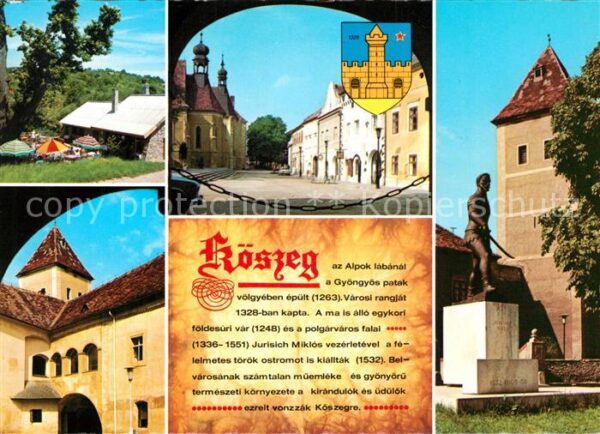 Koeszeg Stadtansichten Burg