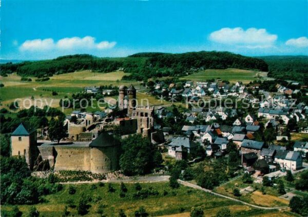 Greifenstein Hessen Panorama Burg