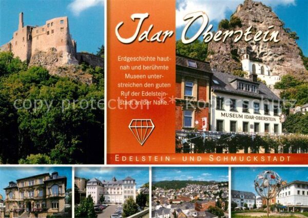 Idar-Oberstein Felsenkirche Burgruine Panorama