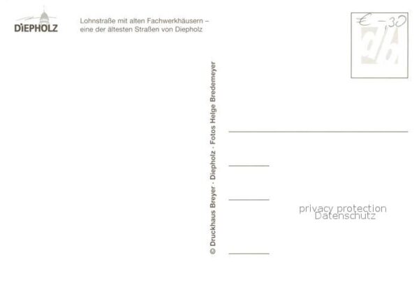 Diepholz Lohnstraße Fachwerk – Bild 2