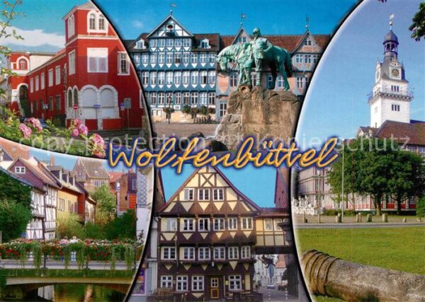 Wolfenbuettel Rathaus Reiterdenkmal Herzog August Kan