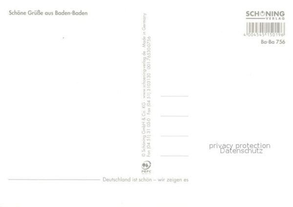 Baden-Baden Stiftskirche Stadtansichten Nachtaufnah – Bild 2