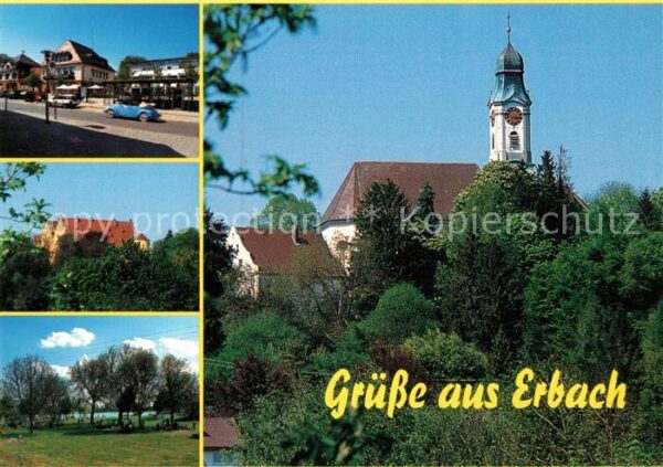 Erbach Bergstrasse Kirche Stadtansichten