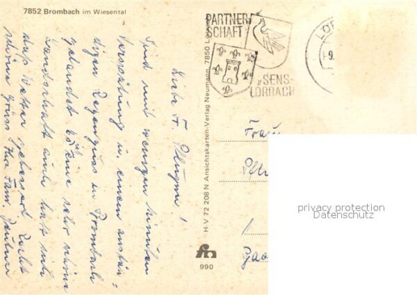 Brombach Loerrach Kirche Panorama – Bild 2