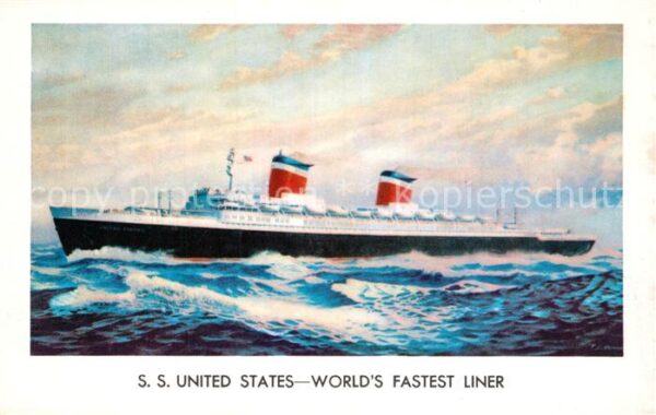 Dampfer Oceanliner S.S. United States