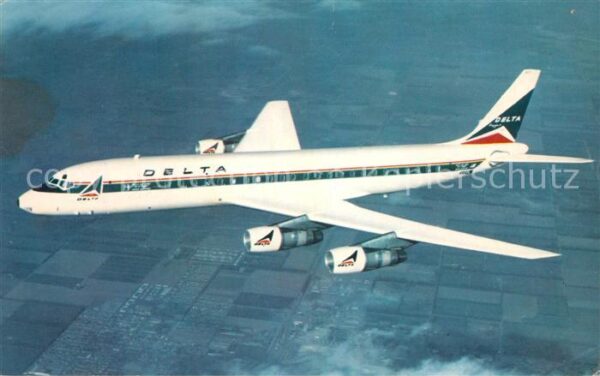 Flugzeuge Zivil Delta Douglas DC-8 Fanjet