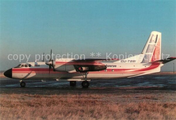 Flugzeuge Zivil Cubana Antonov AN-24 EAH92