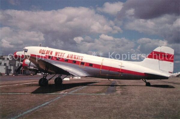 Flugzeuge Zivil Golden West Airways DC 3 C VH-AGU
