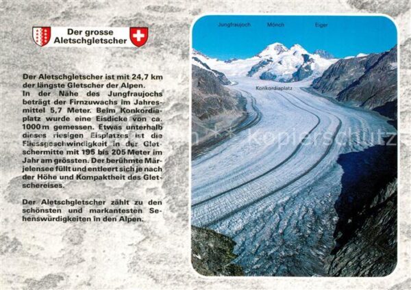 Gletscher Aletschgletscher
