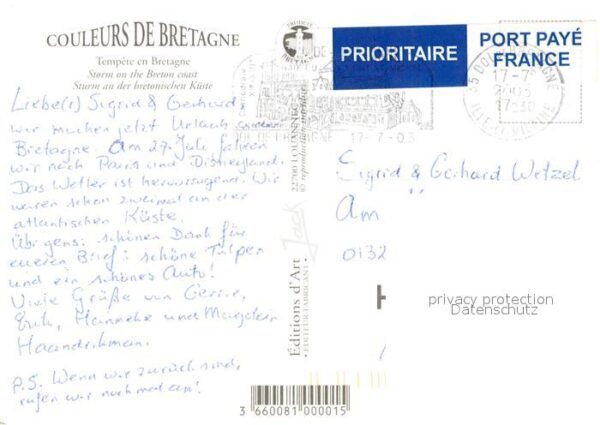 Leuchtturm Lighthouse Bretagne Tempete Schiffe – Bild 2
