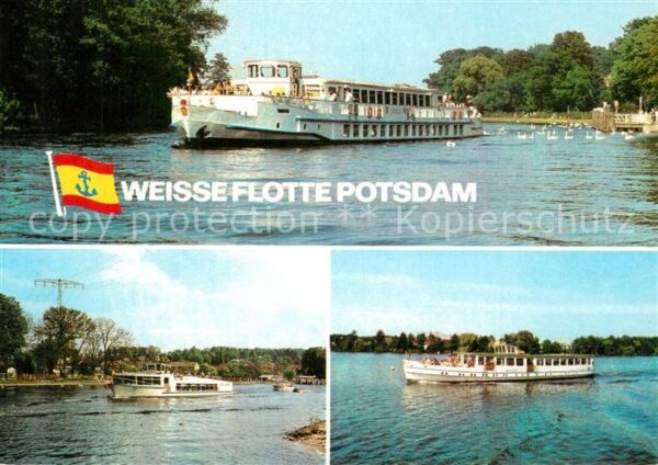 Motorschiffe Sanssouci Berlin Caputh Weisse Flotte P