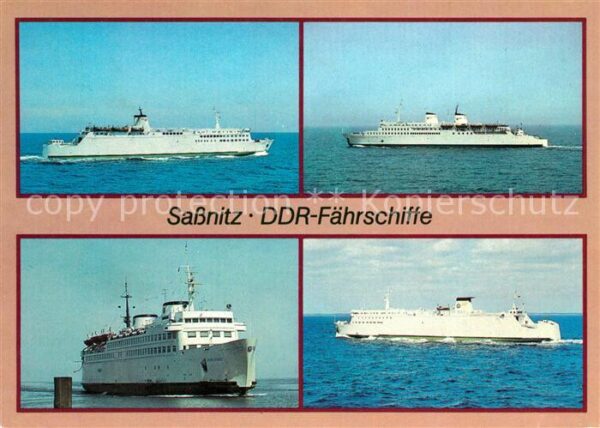 Faehre Ferry Bac Traghetto-- Fährschiffe Sassnitz Rügen Warnemünde R